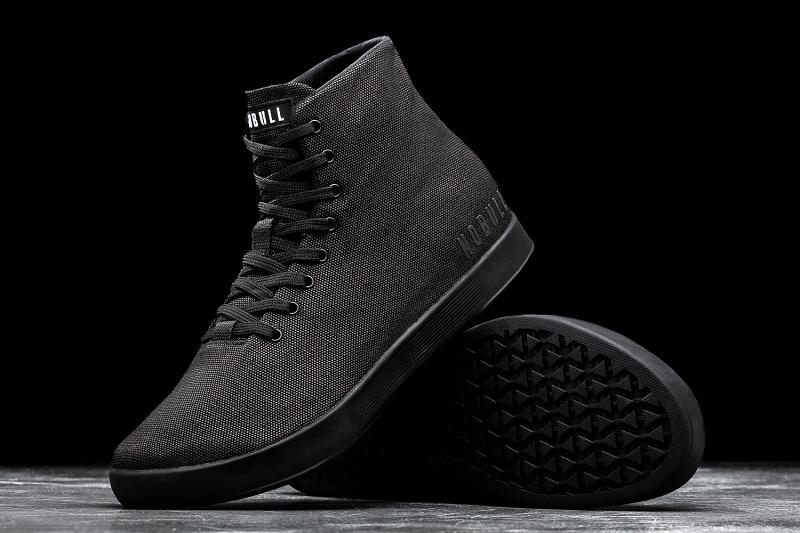 Men's Nobull High-Top Canvas Trainers Black | SG O2386K